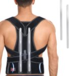 Hurmoya Back Brace Posture Corrector for Women and Men, Lower and Upper Back Pain Relief, Shoulder Straightener and Adjustable Full Back and Lumbar Support