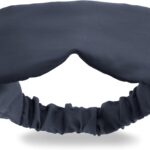 Infinity Travel – Bamboo Sleep Mask – Silky Soft Eye Mask – Comfortable – 100% Light Blocking Night – Machine Washable (Midnight Grey)