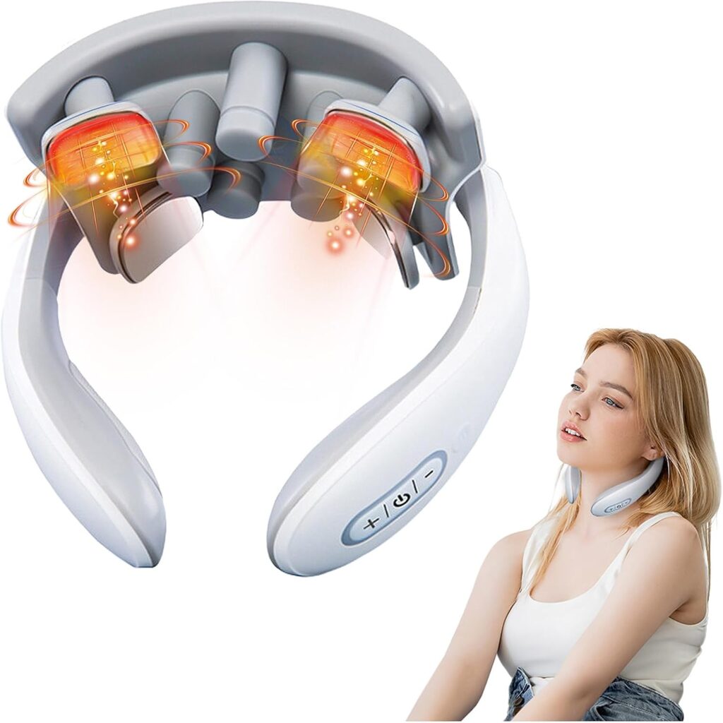 Intelligent Electric Neck Massager With Heat for Pain Relief – Multiple Mode Massager for Neck and Shoulder