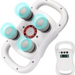 DEITY Massage Gun Deep Tissue, 4-Heads Handheld Electric Body Massager, Percussion Massager for Pain Relief in Back, Leg, Neck, Shoulder and Body, Relax Perfect Gifts for Man Women, White