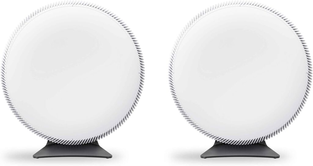 IQAir Atem X – 2-Pack – Smart Air Purifier for Large Room up to 3300 sq. ft., WiFi App Control, HyperHEPA Filters Viruses, Bacteria, Allergies, Asthma, Mold, Pets, Dust, Odor; Made in Germany