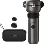 Lite Deep Tissue Therapy Massage Gun – 6500 RPM Portable Vibrating Massager for Pain Relief, Trigger Points & Stiffness, Handheld Muscle Massager for Athletes, Active Men & Women, Travel Size