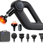 BOB AND BRAD D5 Pro Plus Massage Gun with Heat, 13mm Amplitude Deep Tissue Percussion Massage Gun with Max Power for Muscle Therapy, Professional Muscle Massager, Ideal Gift