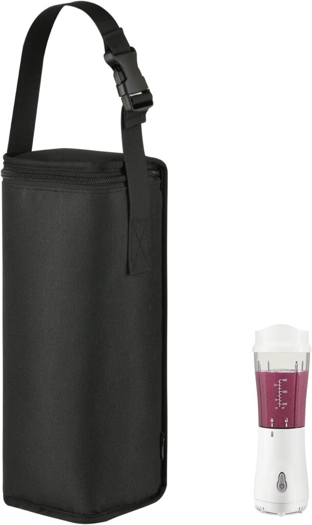 Beautyflier Portable Blender Storage Bag Compatible with Hamilton Beach Portable Blender, Carrying Case for Small Blender, Mini Blender Travel Storage Organize (Bag Only)