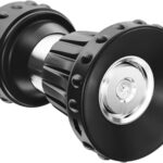 HOSUN Fire Hose Nozzle for Garden Hose, Heavy Duty Fireman Style Garden Hose Nozzles, Leak Proof & Adjustable Water Nozzle High Pressure, Best for Watering Plant & Lawn, Washing Car & Pet (Black)