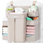 Sweeby Diaper Organizer for Changing Table and Crib – Nursery Diaper Stacker Hanging Caddy for Baby Essentials