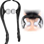 Neck Massager for Pain Relief Deep Tissue Self Trigger Point Shiatsu Shoulder & Back Massager for Neck, Shoulders, Legs, Home/Office Use
