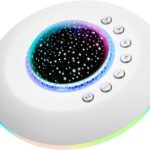 FamiSym White Noise Machine for Kids, Sound Machine Baby with 7 Starry Ambient Night Light, 28 Soothing Sounds Sleep Noise Machine Maker Ideal Gifts for Kids Adults Bedside Travel Nursery
