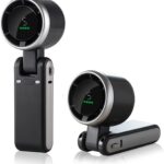 Turbo Mini Portable Fan, 3600mAh Rechargeable Battery Operated with LED Display, 180 Foldable 3 in 1 Personal Small Fan with 5 Speeds for Travel/Outdoor/Home (Black)