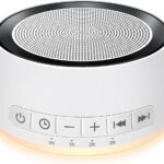 Sound Machine White Noise Machine with 30 Soothing Sounds 12 Colors Night Light Sleep Machine for Baby Kids Adults Brown Nosie Machine Pink Noise Machine with 32 Volume Levels for Office Home Travel