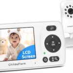 ChildsFarm Baby Monitor with Camera and Audio, Portable Travel Baby Monitor with Screen, Baby Camera Monitor No WiFi, Night Vision, VOX Mode, 1000ft Long Range, Baby Safety Monitor