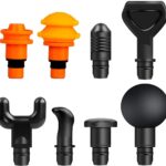 Massage Gun Heads for Hypervolt Go, Replaceable Massager Gun Attachment 8 Different Muscle Massager Heads Deep Tissue Percussion Plug and Play Salon Tools Home Pain Relief New Upgrade Massage Head