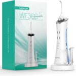 VOYOR-HEALTH Water Dental Flosser for Teeth Cordless, Portable Oral Irrigator with 3 Modes 4 Tips, IPX7 Waterproof Rechargeable Electric Flosser for Teeth Deep Cleaning for Travel Home WF300 (Blue)