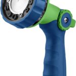 GREEN MOUNT Garden Hose Nozzle, Water Hose Spray Nozzle with Thumb Control On Off Valve for Easy Water Flow Control