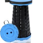 Foldable Telescoping Stool Portable, Retractable Stool for Adults, Upgraded Collapsible Folding Seats with Load Capacity 550lbs, Camping Stools for Adults