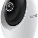 Tapo 4K Pan/Tilt Indoor Security Camera for Baby Monitor, Dog Camera w/Motion Detect and Track, 360° View, Color Night Vision, SD/Cloud Storage, Works w/Alexa, Google, and Bixby RoomCam 4K