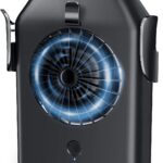 Portable Fan 10000mAh Rechargeable, Mini Waist Fan With Max 24H Working Time, 3 Speeds 5100RPM Strong Airflow Wearable Personal Clip Fan Belt Fan for Outdoor, Jobsite, Farms, Traveling, Fishing