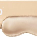 slip Pure Silk Sleep Mask – Caramel | 100% Mulberry Silk, Ultra Soft & Comfortable | Blocks Light for Restful Sleep, Adjustable Strap for Perfect Fit | Gentle on Skin & Hair, Ideal for Travel & Home