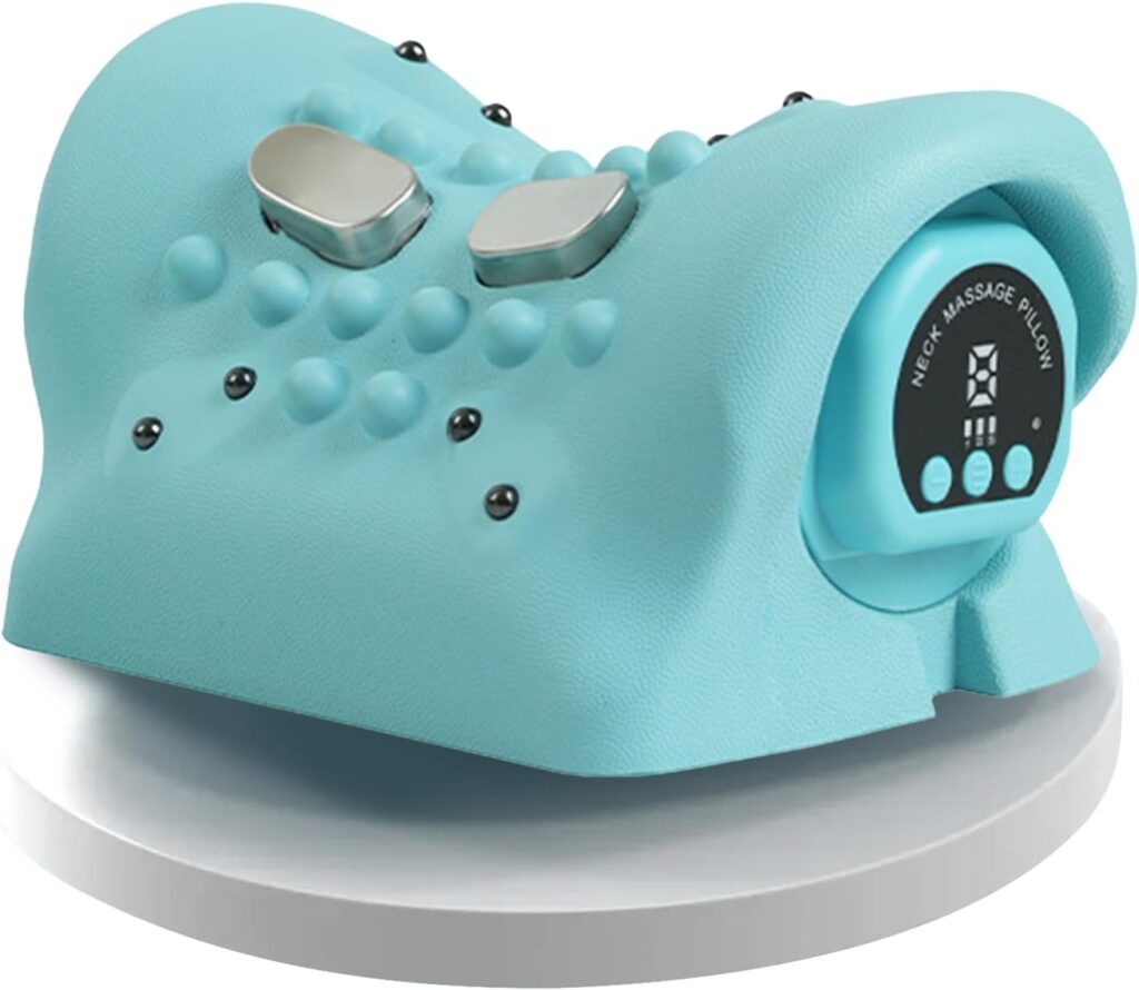 Neck Massager for Pain Relief Deep Tissue,9 Modes Electric Neck and Shoulder Relaxer Pillow,Massager with Heat for Pain Relief and Muscle Relax