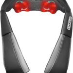 Shiatsu Back and Neck Massager with Heat, Deep Tissue Kneading Back Massager for Pain Relief, Electric 4D Shoulder Massage for Neck, Shoulder – Gifts for Men, Women (NOT Cordless)