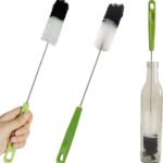Long Handle Cleaning Brush – 16″ Narrow Bottle & Cup Scrubber, Hummingbird Feeder & Meat Grinder Cleaner, Pipe Brush