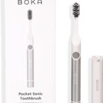 Boka Sonic Electric Toothbrush for Adults – 24000 VPM w/Standard & Sensitive Modes – Waterproof & Up to 120 Battery Life w/Travel Cover & Wall/Mirror Mount – Automatic Smart Timer, Non-Slip Handle
