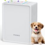 Air Purifiers for Home Large Room Up to 1300 Ft², MOOKA HEPA Air Purifier for Home Pets with Washable Pre-Filter, Fragrance, Air Cleaner for Pet Hair Odor in Bedroom, Dorm Room, Office, White