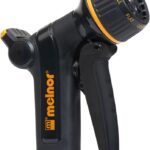Melnor XT Metal Garden Hose Nozzle; Front Trigger with Flow Control; 8 Watering Patterns; 100% Metal Body with Fully Rubberized Slip Resistant Grip