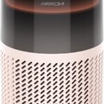 AIRROMI Air Purifier for Bedroom Home,HEPA Filter,Covers Upto 549 Ft²,Quiet 360°intake Air Cleaner with Fragrance ponge for Better Sleep,Night Light,Filters Smoke,Pet Dander,Allergies,Dust,A2005 Beige