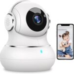 litokam Security Camera Indoor 2K, 360 Pan/Tilt Cameras for Home Security with Motion Detection, Baby Monitor for Pet/Dog with Night Vision, 2.4GHz WiFi Cam with Phone App & 2-Way Audio