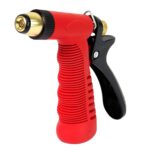 Chapin 4608: Adjustable Cone Tip Garden Hose Spray Nozzle with Rear Trigger Grip, Threaded Connection Fits Standard Garden Hose, for Gardening, Landscaping, Watering and Outdoor Jobs, Red/Black