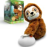 Baby Shusher Shusher Sloth – Soothing Baby Toy for Sleep, Cry Activated Baby Soother, Stuffed Animal for Babies & Kids, Hush White Noise Sounds, Crib Sound Machine for Toddlers – 1 Count