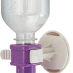 Poodle Pet Water Feeder Bottle Container Dispenser for Cage or Kennel – Gravity Hydration Fountain with Spigot Spout for Dogs, Cats, Hamsters, Rabbits & Other Small Animals … (Crate Water Bottle)