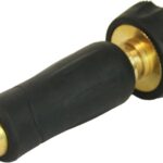 Chapin 6-9472: High Pressure 3.5-inch Brass Twist Hose Nozzle, Heavy-Duty Adjustable Garden Hose Nozzle, Gardening, Watering and Irrigation, Outdoor Cleaning, Black