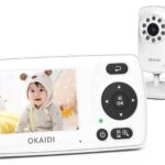 OKAIDI Video Baby Monitor with Camera and Audio, 2.4” Portable Travel Baby Monitor No WiFi, Infrared Night Vision, VOX Mode, 1000ft Long Range, Ideal for Baby/Pet/Elderly