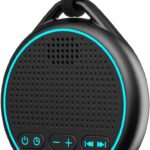 White Noise Sound Machine with 25 Soothing Natural Sounds Rechargeable Battery Portable for Travel 32 Volume Levels 5 Timers Compact Size for Baby Kids Adults Sleeping (Black-Upgrade)