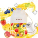 Mojoco Portable Smoothie Blender – 24oz Personal Blenders for Shakes and Smoothies – Cordless/Rechargeable Juice Blender with Stainless Steel Blade for Office, Gym, Camping, Travel