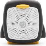 Yogasleep Pocket Baby Soother Penguin, White Noise Machine, 6 Soothing Sounds & Timer for Better Sleep, Includes Brown Noise & Lullabies, Compact Size for Travel & Child Safe, Must Have Registry Gift