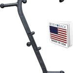 Body Back Buddy Classic USA Made Handheld Massage Cane – Full Body Trigger Point Tool for Deep Tissue Pain Relief – Dual Hooks for Back, Shoulder, Neck – (2.0 Black)