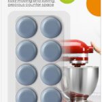 Aieve Appliance Sliders, 8 Pcs Small Appliance Slider for Countertop, Self Adhesive Home Finds Caster Wheels Rollers, Kitchen Must Have Gadgets for Stand Mixers, Coffee Makers, Air Fryers