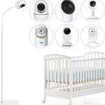 67 inch Adjustable Height Baby Monitor Floor Stand Holder for Infant Optics DXR-8 Pro,eufy HelloBaby HB65/HB66/HB248,ANMEATE SM935E or Any Cameras with 1/4 Screw Mount