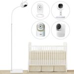 67″ Adjustable Height Baby Monitor Floor Stand Holder Compatible with Hellobaby,ANMEATE,Infant Optics DXR-8 Pro,Also Compatible with The Nanit Pro Smart Baby Monitor & Flex Stand Without Tool