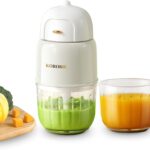 Baby Food Maker – Blender with 2 Glass Bowls, Processor for Fruit, Veggie, Meat, Puree Maker