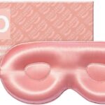 slip Rose Contour Sleep Mask | Pure Silk, 100% Mulberry Silk | Contoured Design for Optimal Light Blocking & Comfort | Soft, Gentle on Skin, Adjustable Strap for Perfect Fit | Ideal for Restful Sleep
