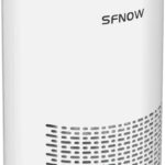 Air Purifiers for Home Pets Hair in Bedroom, Air Cleaner Covers Up to 1050 ft² Remove Smoke Pollen Dander Hair Smell, with HEPA Sleep Mode For Home Office Living Room Drom, SAP300C, White