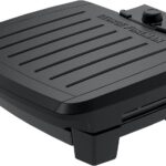 GEORGE FOREMAN® Contact Submersible™ Grill, 5-Serving Grill – Adjustable Temperature Control, Black Plates, Wash the entire grill