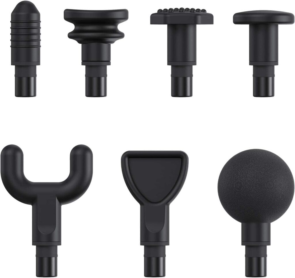 Mebak 3 Massage Gun Heads – Replaceable 7 Different Attachment Heads Set, Original