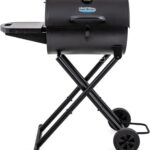 Char-Griller E1816 King-Griller Gambler Portable Charcoal Grill in Black