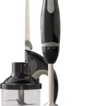 Oster Food Prep Kit Small Kitchen Appliance with Immersion Hand Blender, Electric Knife, and 2 Cup Mini Food Vegetable Chopper, Black