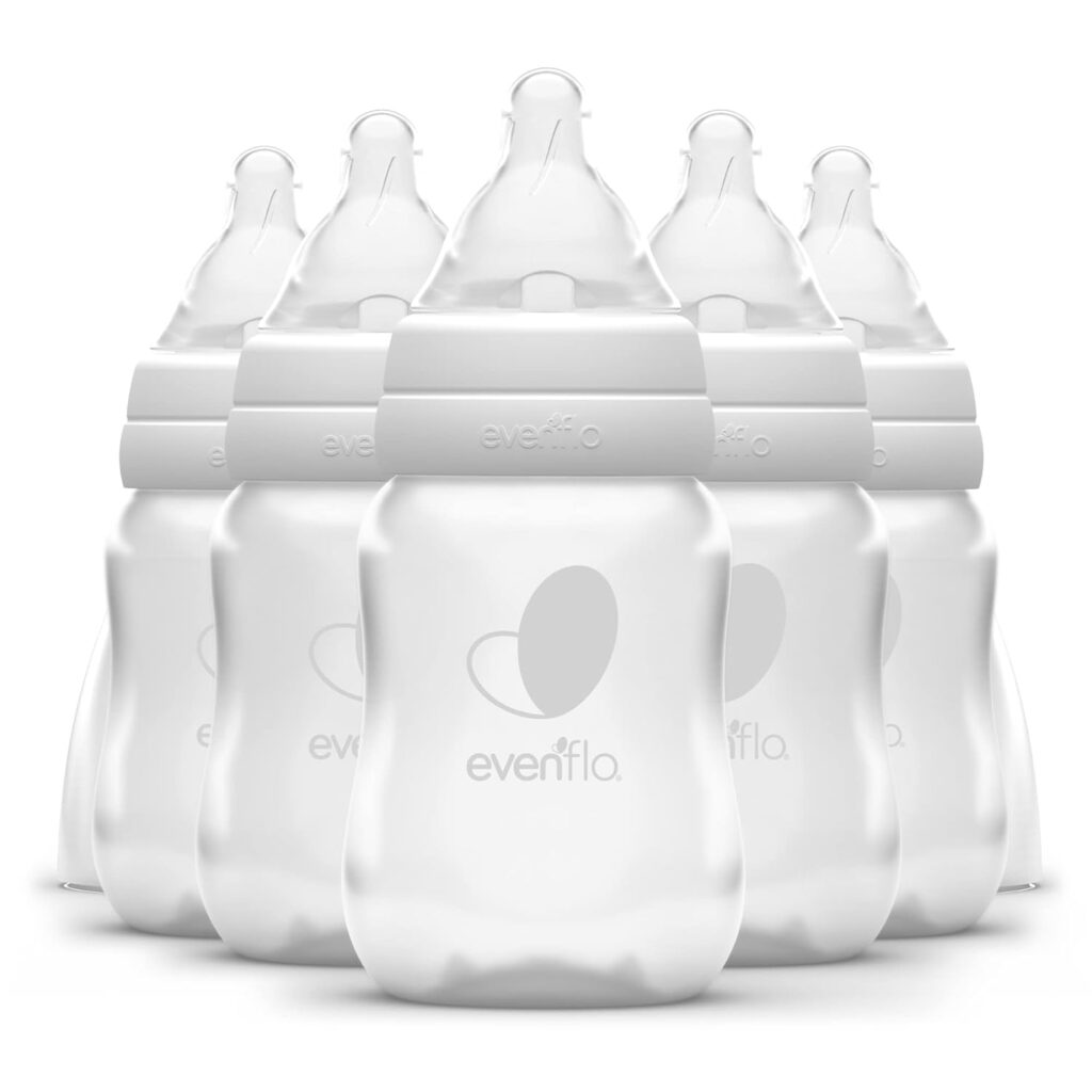 Evenflo Feeding Premium Proflo Venting Balance Plus Standard Neck Baby, Newborn and Infant Bottles – Developed by Pediatric Feeding Specialists – 4 Ounce (Pack of 6)